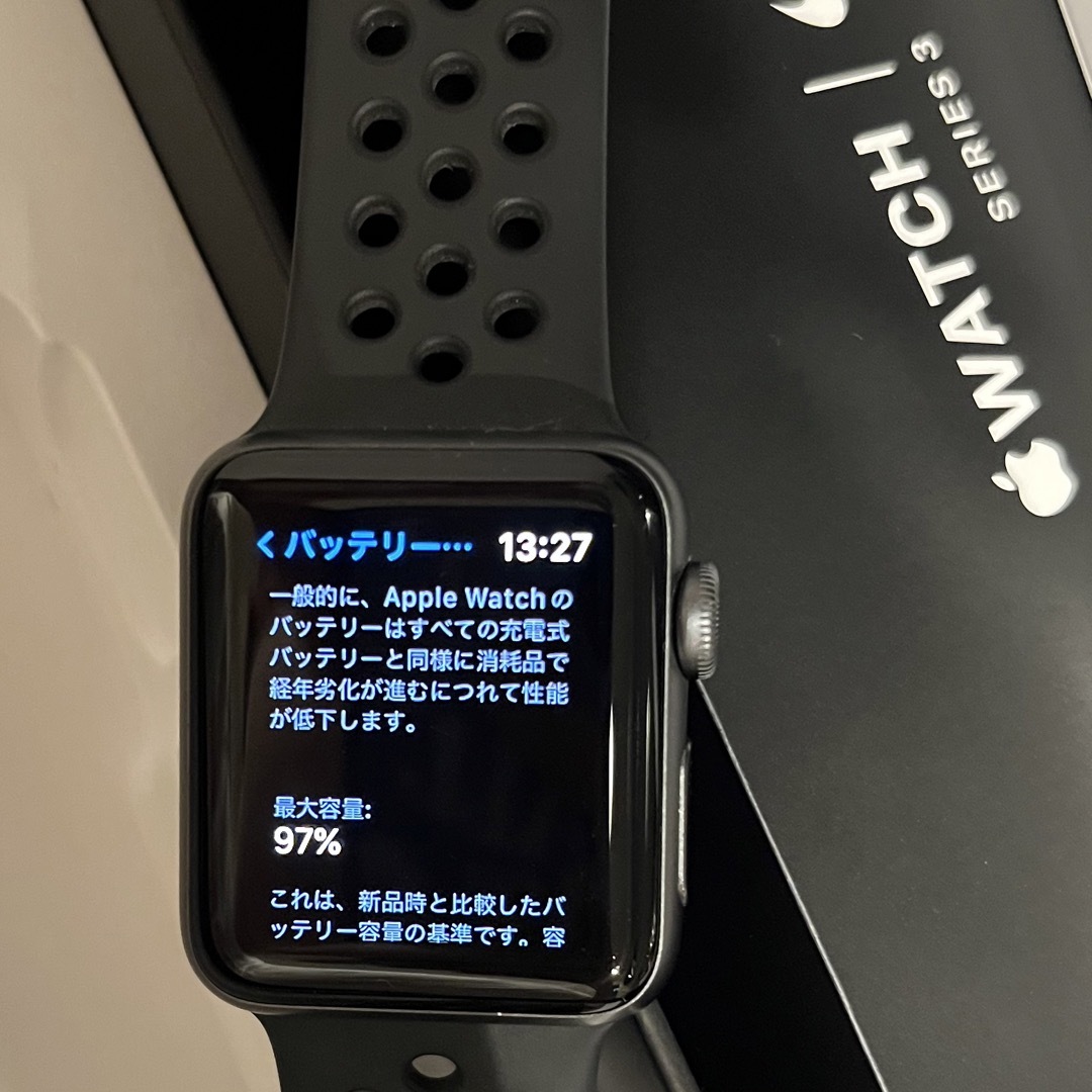 Apple Watch - Apple Watch 3 Nike 38mm GPSの通販 by kkkkkk ...