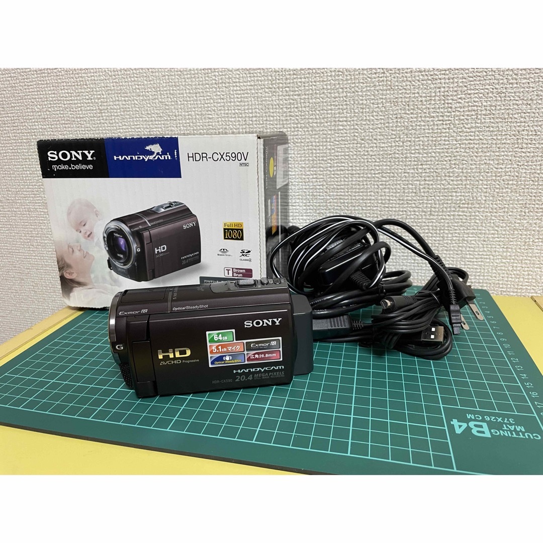 SONY HDR-CX590V デジタルビデオカメラカメラ