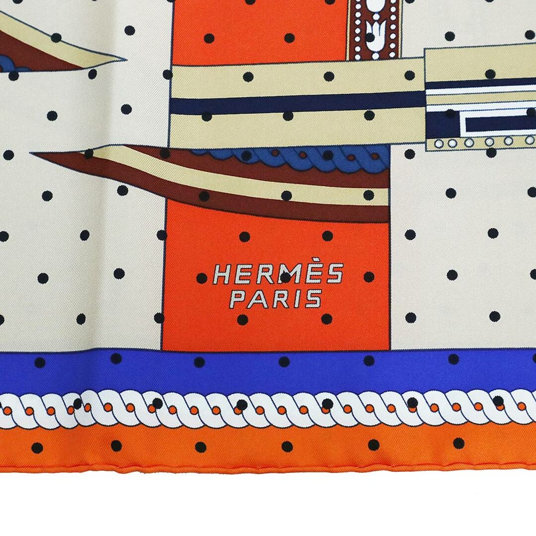 未使用品◎正規品 22SS 仏製 HERMES エルメス スカーフ カレ90 ベルリンヌ馬車・バヤデール シルクツイル スカーフ 箱・タグ付 定68200円 m01-st30228-913