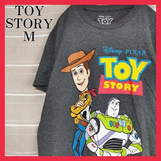 トイストーリー(トイ・ストーリー)のディズニーピクサートイストーリーアニメキャラクタームービーTシャツtシャツ映画M(Tシャツ/カットソー(半袖/袖なし))