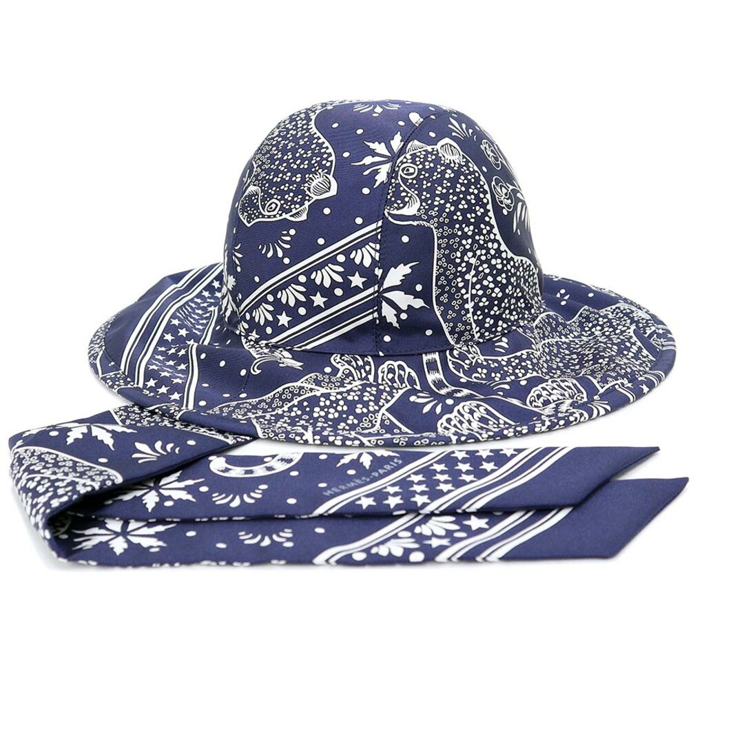 Hermes - エルメス ツイリー ハット Les Leopards Bandana レオパード