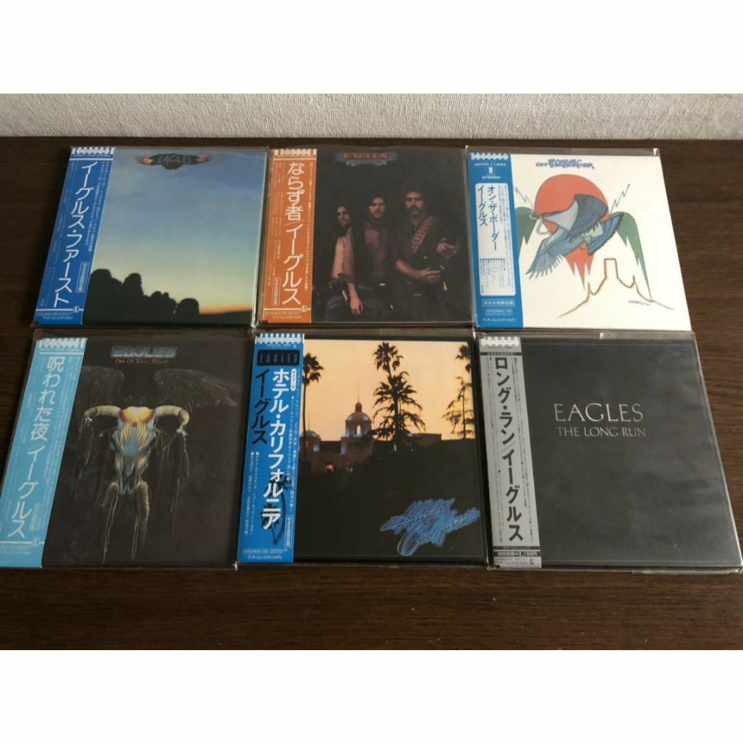 【紙ジャケット】イーグルス 6タイトルセット 日本盤 完全生産限定盤 帯付属ポップス/ロック(洋楽)