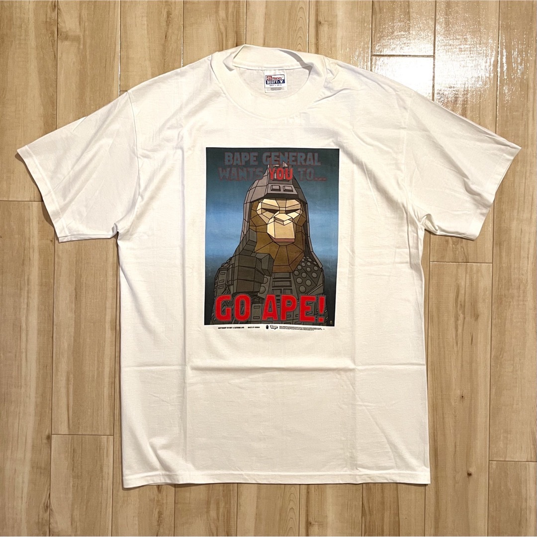 激レア！1997s A BATHING APE “GO APE !” Tシャツ | フリマアプリ ラクマ