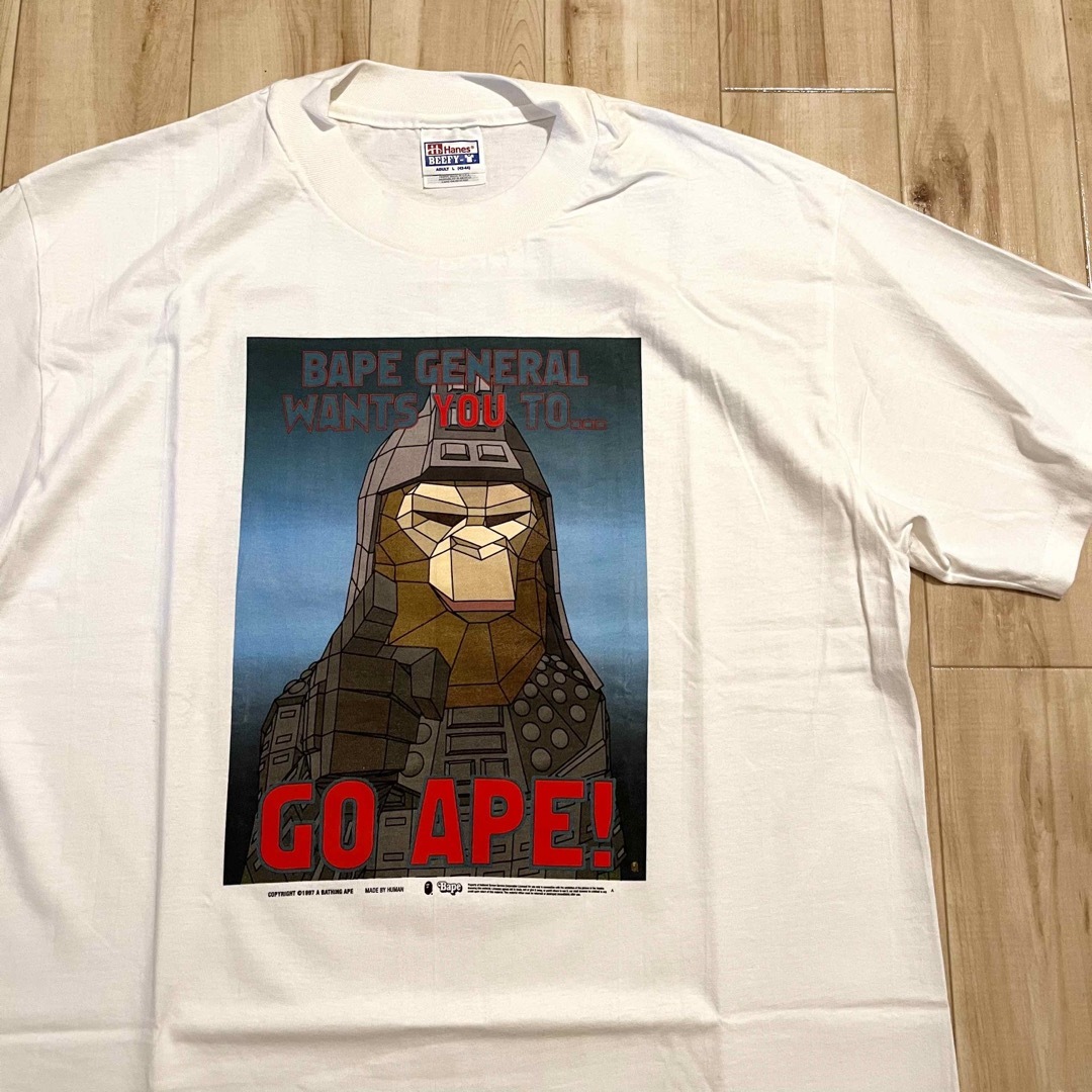 1997年製 エイプ BAPE “GO APE !” VINTAGE Tシャツ