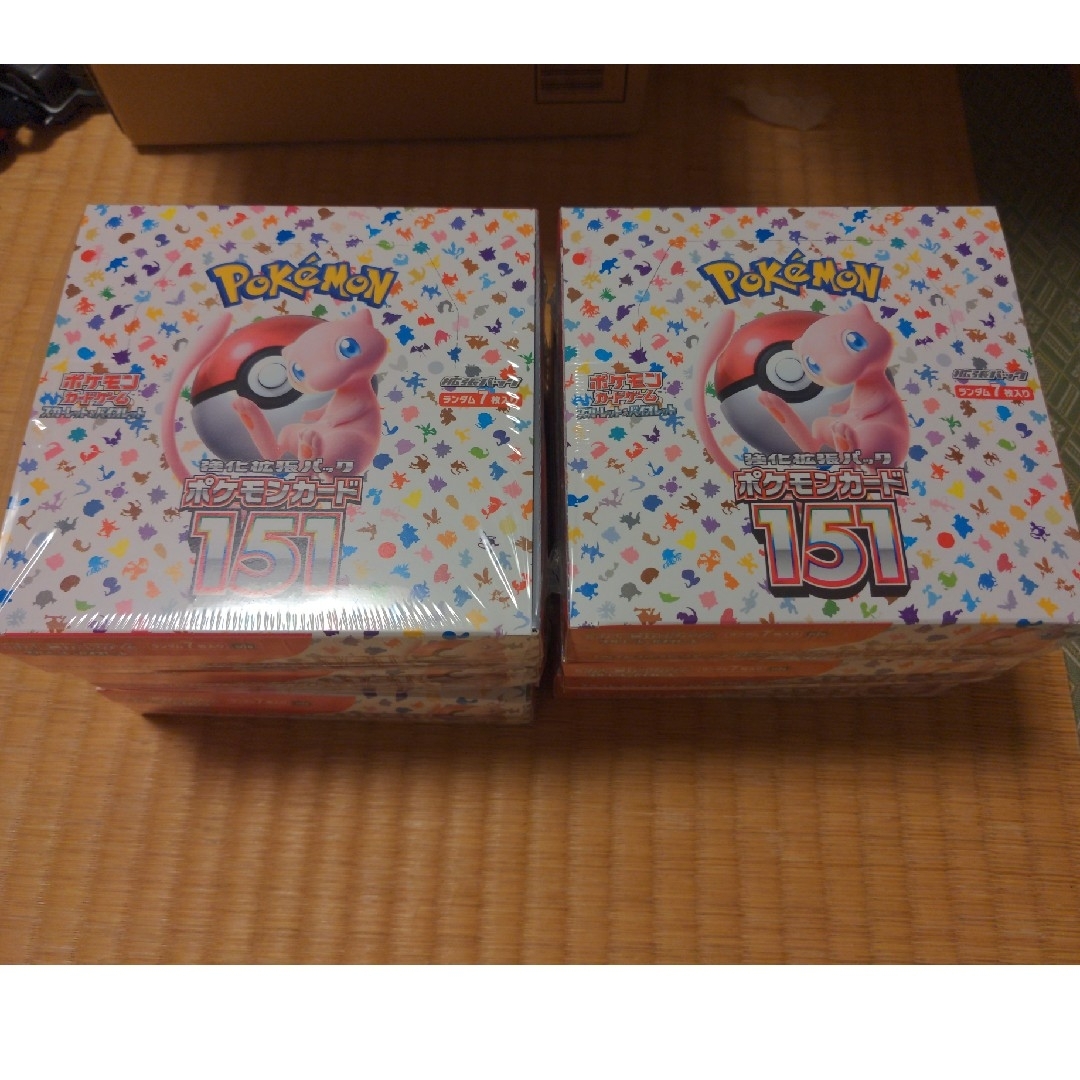 即日発送可】ポケモンカード 151 6BOX シュリンク付き 新品未開封 ...