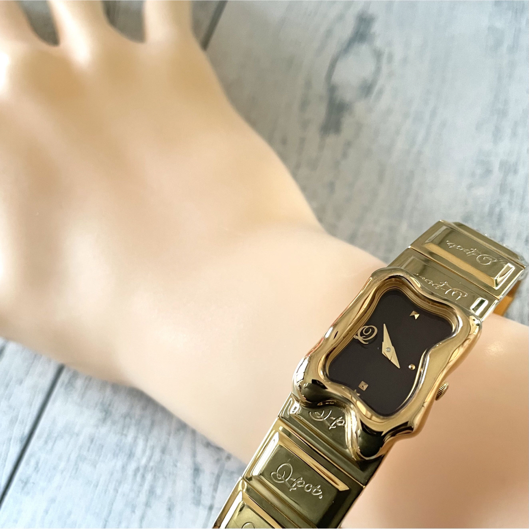Q-pot.(キューポット)の【電池交換済み】Q-pot. キューポット 腕時計 メルティーチョコレート レディースのファッション小物(腕時計)の商品写真