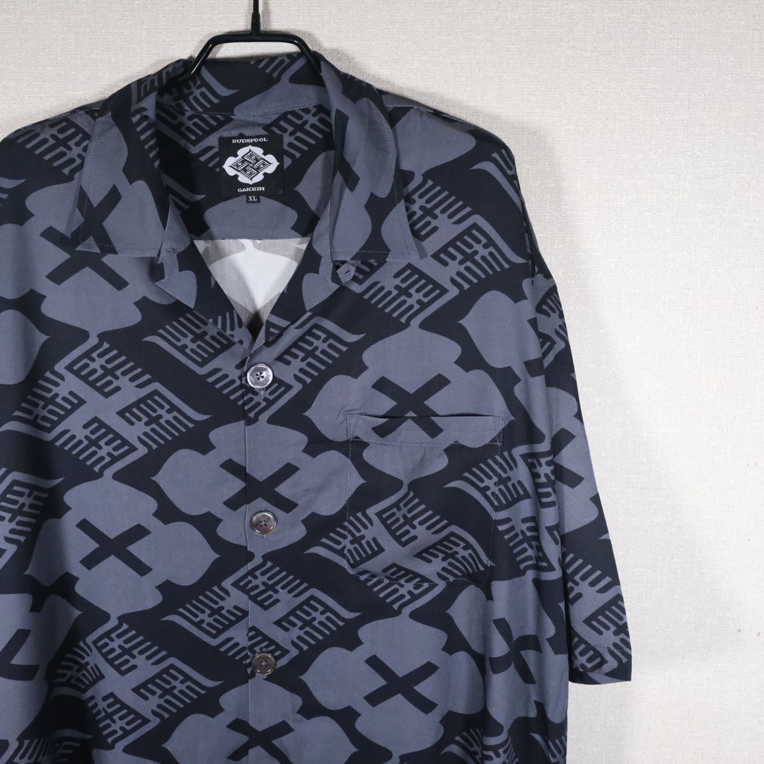 GAKKIN BUDSPOOL 花罰 麻 PATTERN SHIRT 舐達麻XL | yoshi-sushi.ca