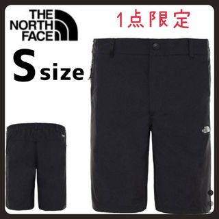 ザノースフェイス(THE NORTH FACE)のノースフェイス　メンズハーフパンツ半ズボンブラック黒夏スポーツアウトドアS(ショートパンツ)