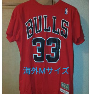 ミッチェルアンドネス(MITCHELL & NESS)の即購入OK中古品『ミッチェル&ネス　スコッティピッペンネーム&ナンバーTシャツ』(スポーツ選手)