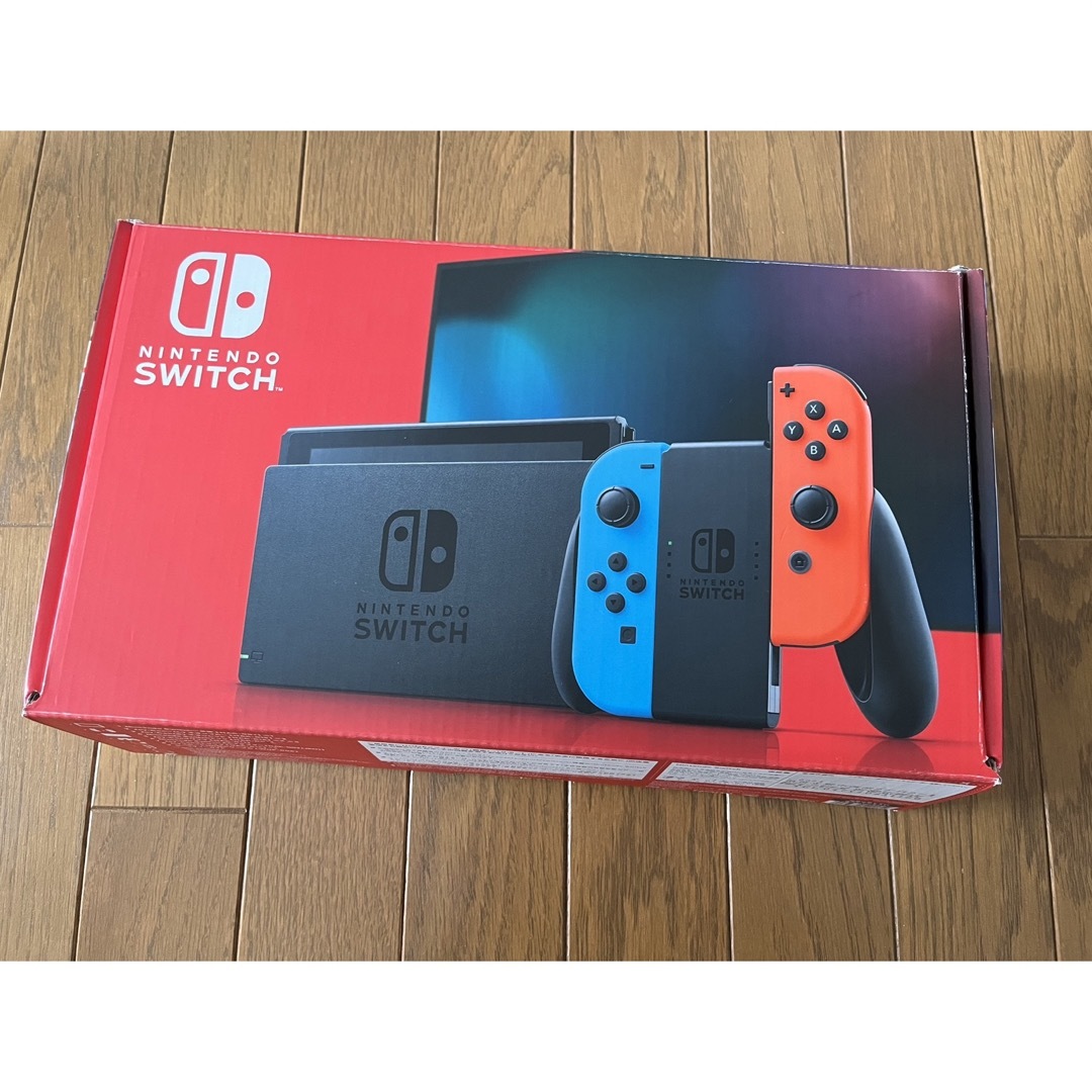 Nintendo Switch - 任天堂 Switch JOY-CON（L）ネオンブルー／（R ...