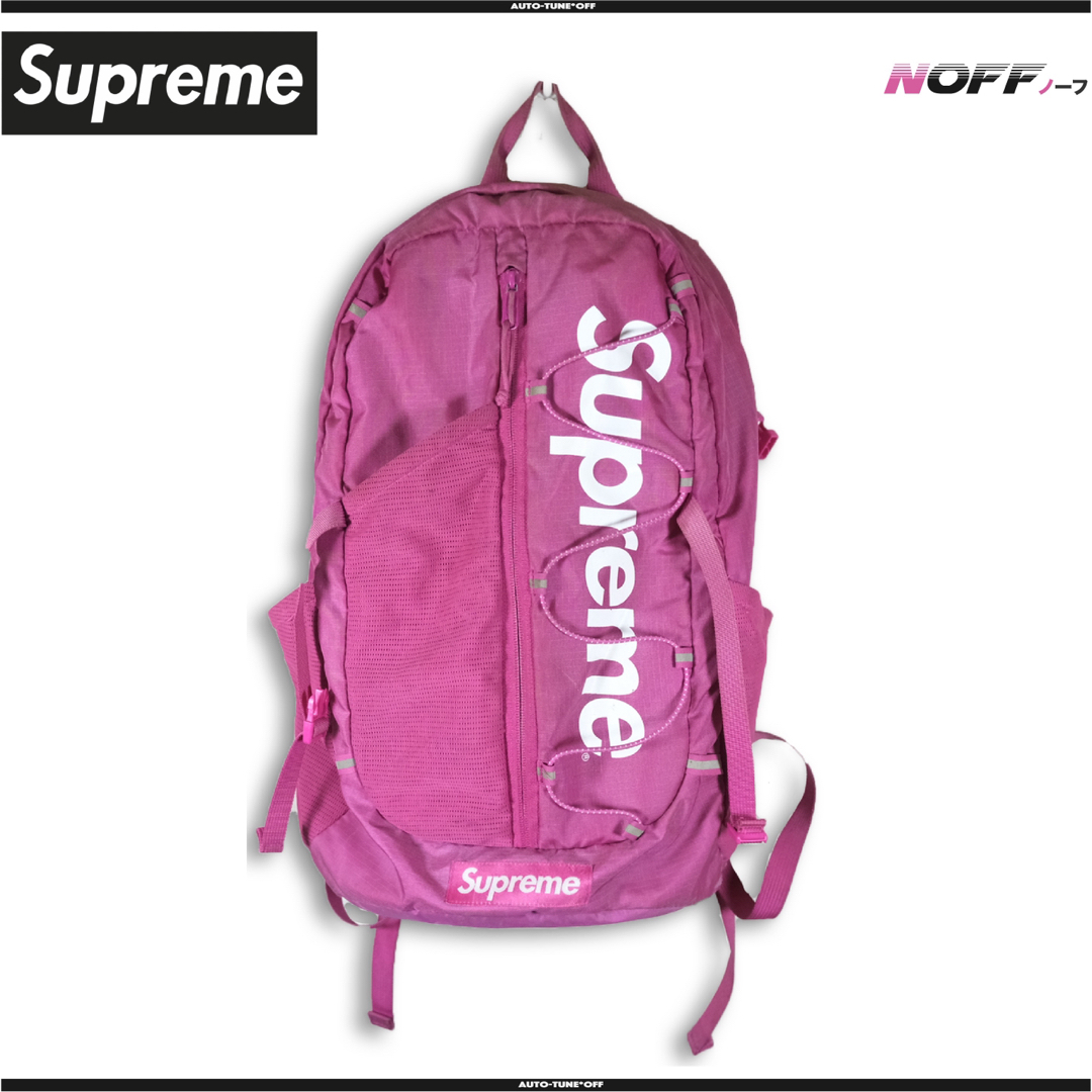 SUPREME 17ss Backpack pink バッグパック リュックSUPREME