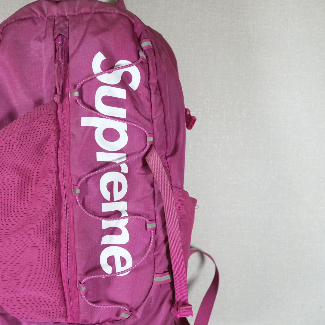 Supreme(シュプリーム)のSUPREME 17ss Backpack pink バッグパック リュック メンズのバッグ(バッグパック/リュック)の商品写真