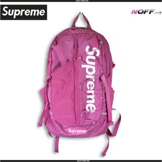 シュプリーム(Supreme)のSUPREME 17ss Backpack pink バッグパック リュック(バッグパック/リュック)