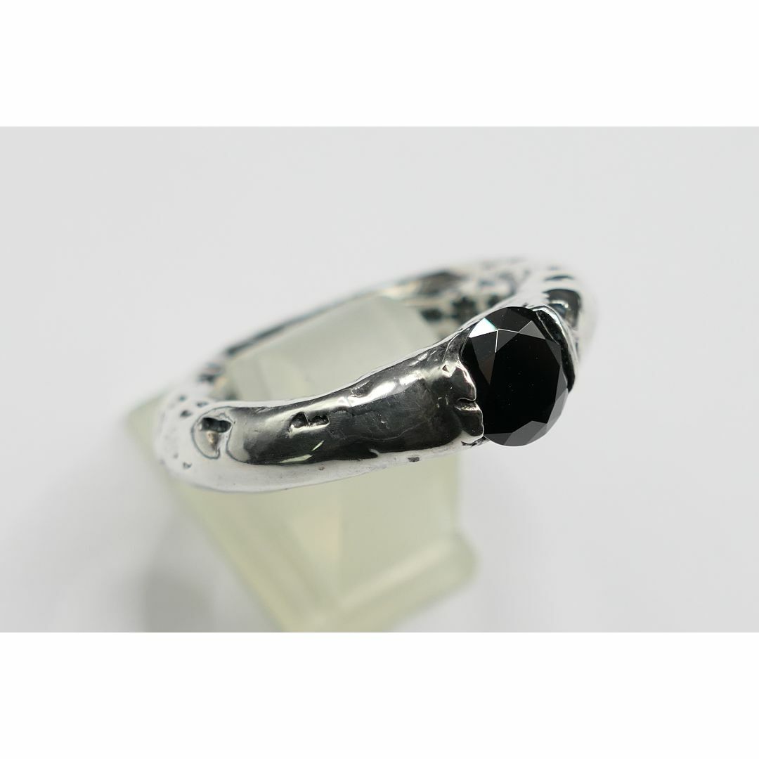 極美品 15号 e.m イーエム ジルコニア リング 指輪 ブラック シンプル