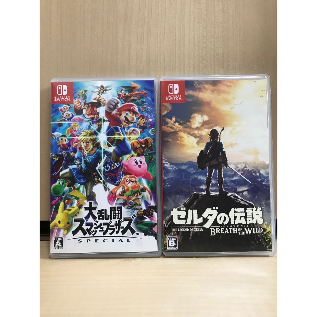 Nintendo Switch - 超美品✨スマッシュブラザーズSP＆ゼルダの伝説ブレスオブザワイルド✨即日発送可