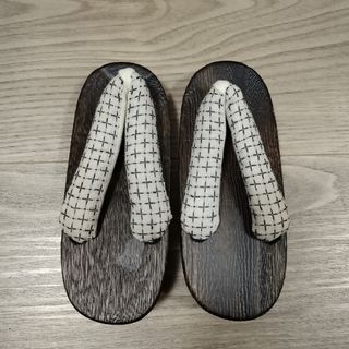 【新品】男の子 桐下駄 17cm 浴衣に合わせて(下駄/草履)