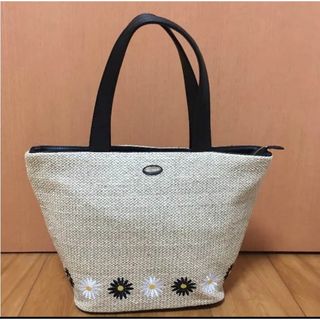 マリークワント(MARY QUANT)の美品！マリークワント☆カゴバッグ(トートバッグ)