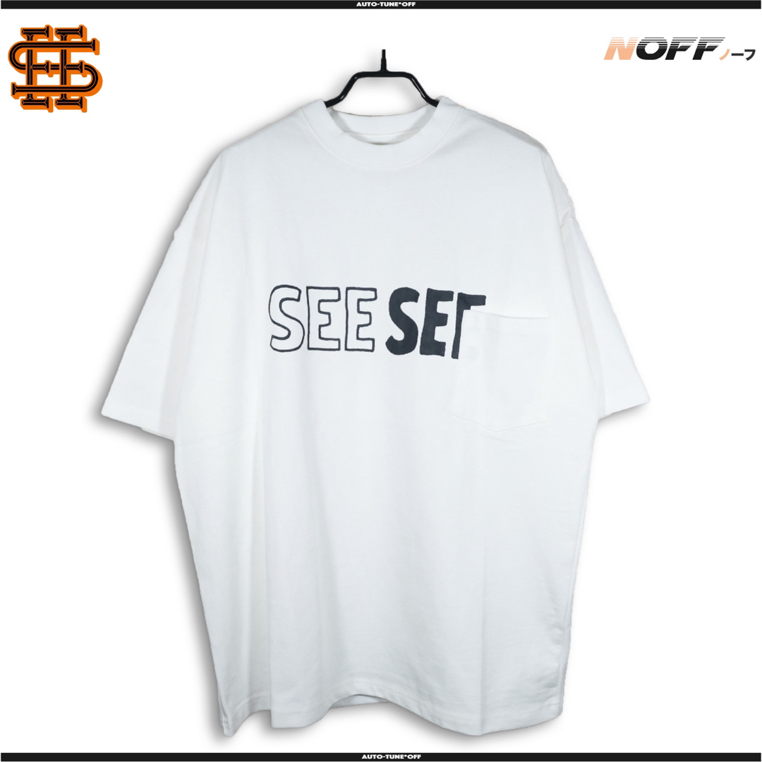 SEE SEE BIG LOGO SS POCKET TEE ポケットTシャツ