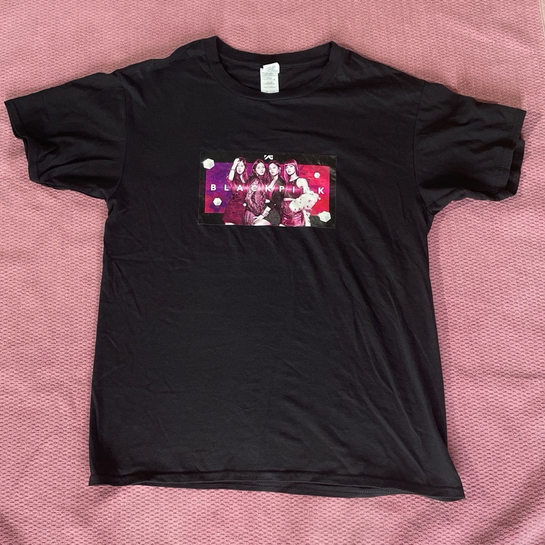 GILDAN(ギルタン)のBLACKPINK 半袖Tシャツ　サイズL　黒　GILDAN バンドT メンズのトップス(Tシャツ/カットソー(半袖/袖なし))の商品写真