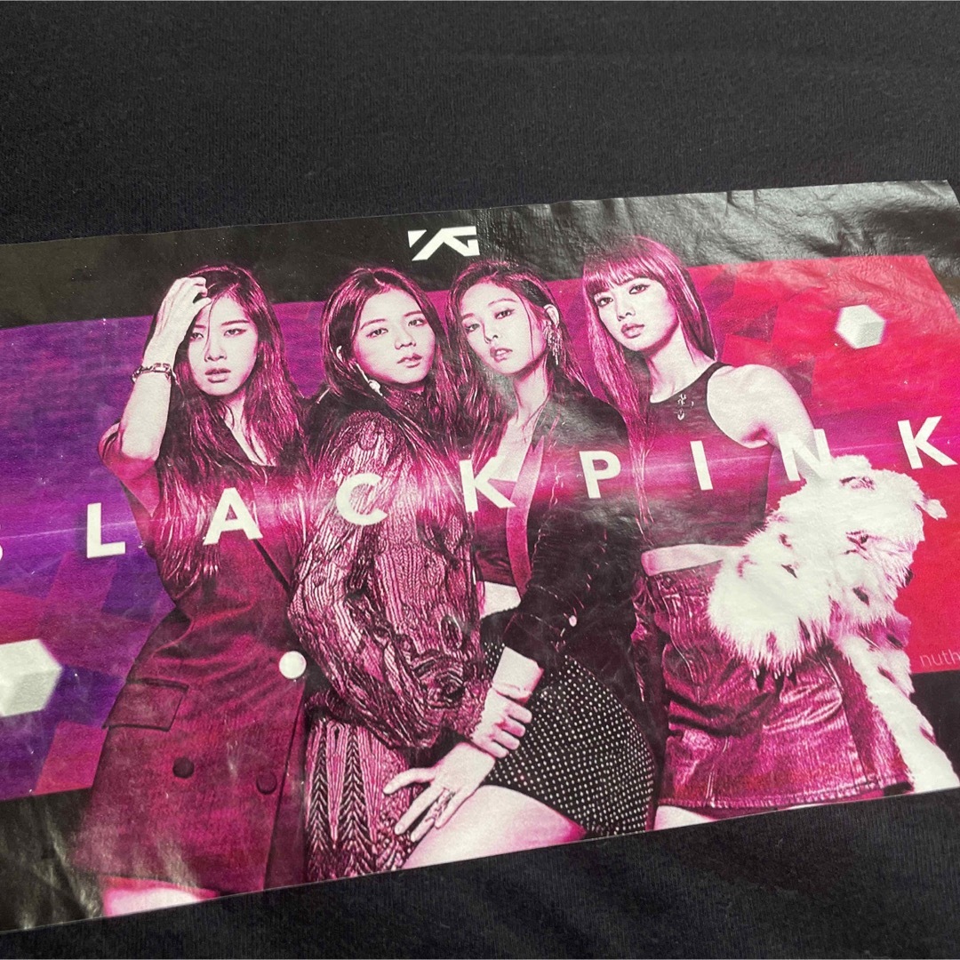 GILDAN(ギルタン)のBLACKPINK 半袖Tシャツ　サイズL　黒　GILDAN バンドT メンズのトップス(Tシャツ/カットソー(半袖/袖なし))の商品写真