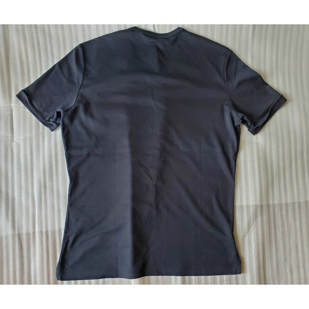 プラダスポーツPRADA半袖VネックTシャツ黒L直営店購入品クリーニング済