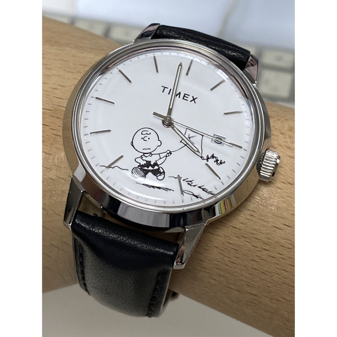 スヌーピー/TIMEX/時計/コラボ/ピーナッツ/限定/チャーリーブラウン/美品時計