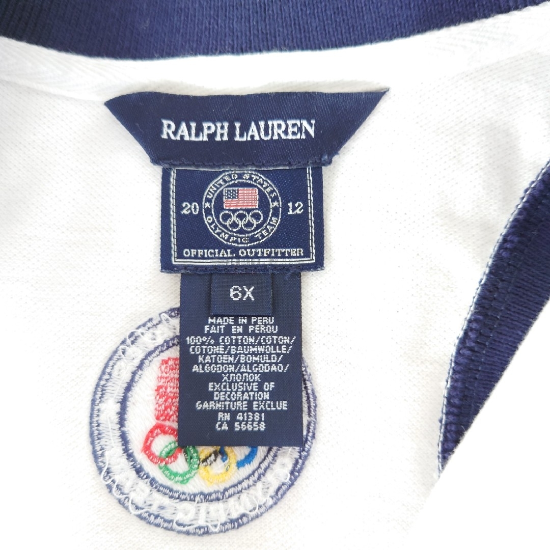 Ralph Lauren(ラルフローレン)のRALPH LAUREN　ノースリーブ　6Ｘ　キッズ キッズ/ベビー/マタニティのキッズ服男の子用(90cm~)(Tシャツ/カットソー)の商品写真