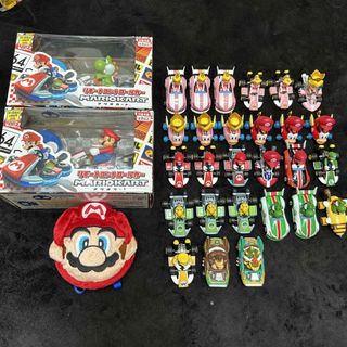 ニンテンドウ(任天堂)のマリオカート プルバックカー ラジコン まとめ売り(ミニカー)