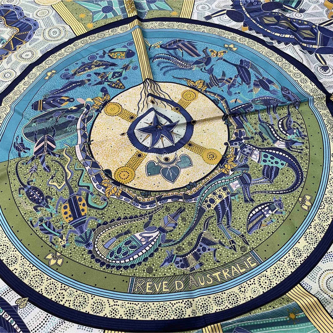 HERMES オーストラリアの夢 REVE D'AUSTRALIEカレ90 - 小物 HERMES オーストラリアの夢 REVE D'AUSTRALIEカレ90 - 小物