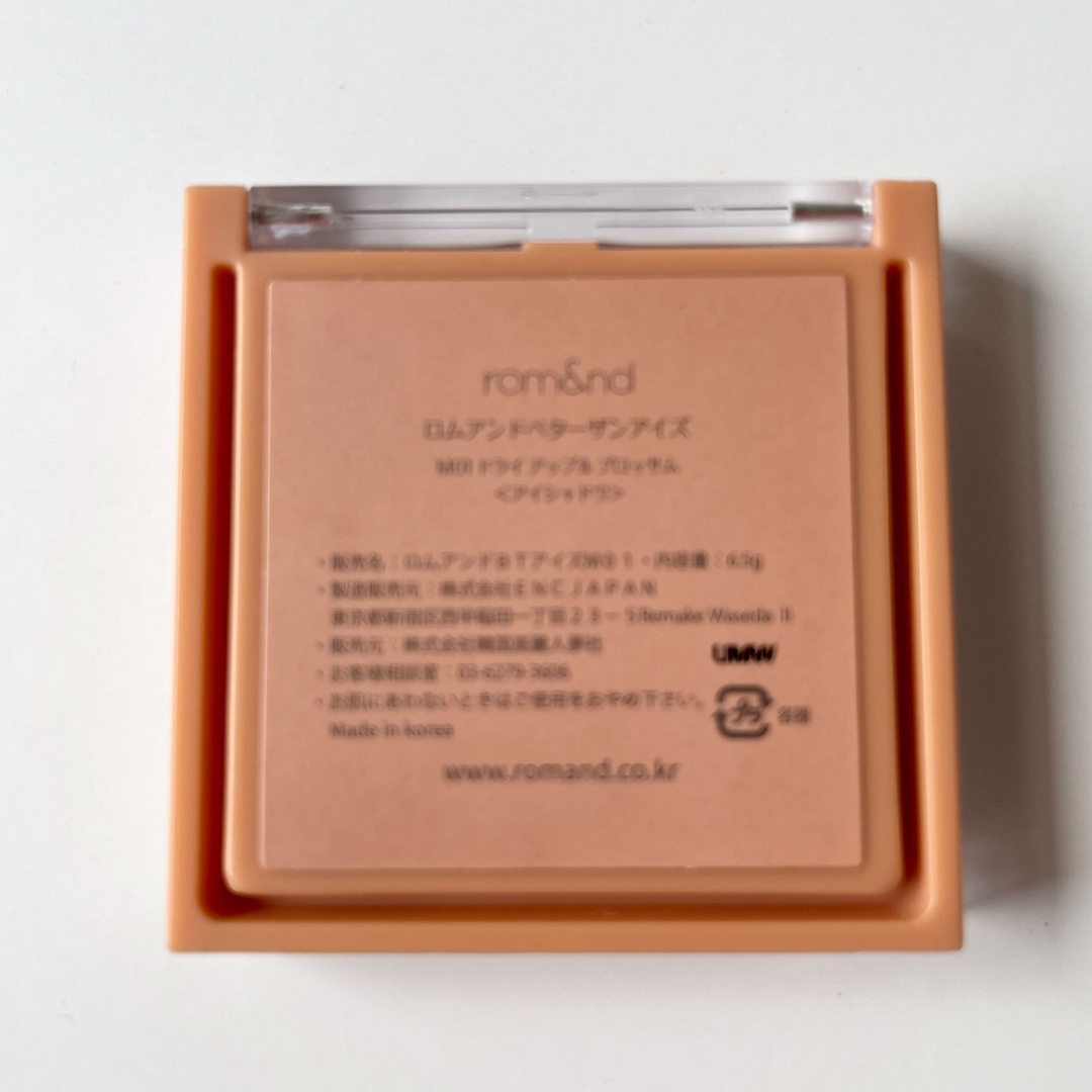 rom&nd  M01ドライアップルブロッサム コスメ/美容のベースメイク/化粧品(アイシャドウ)の商品写真