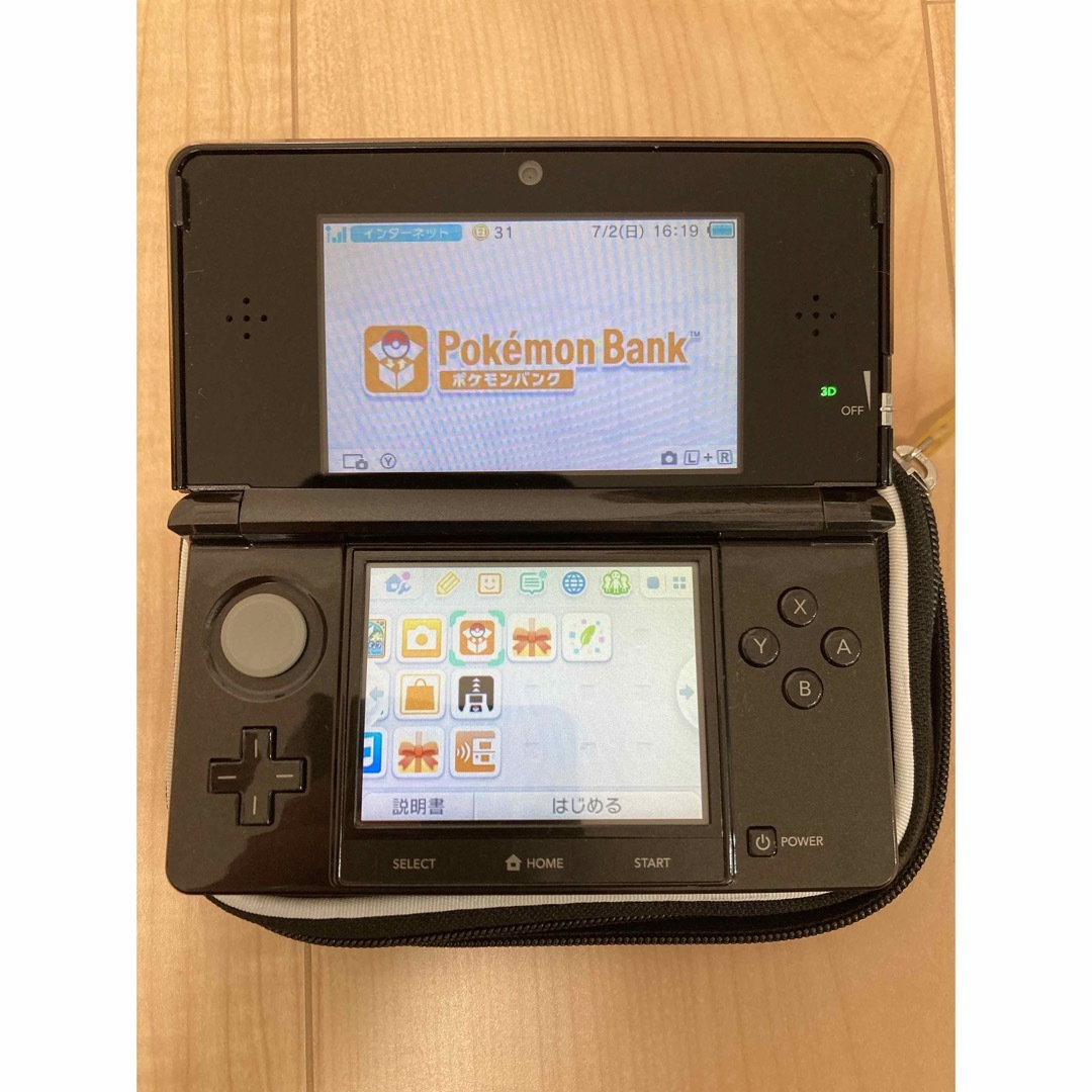 3DS 本体　ポケモンバンク　ポケムーバー入り