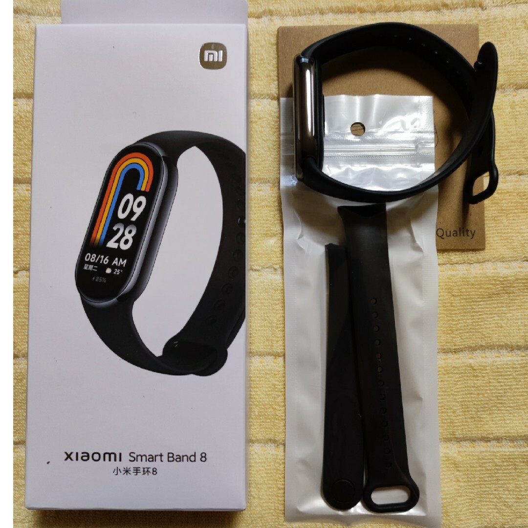 Xiaomi(シャオミ)のxiaomi mi band 8(中国語・英語版)カラー黒 メンズの時計(腕時計(デジタル))の商品写真