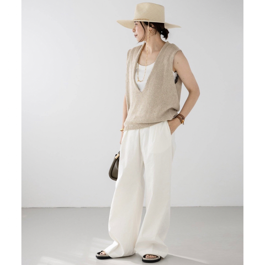 Deuxieme Classe  Lily Linen Vネック ベスト 2