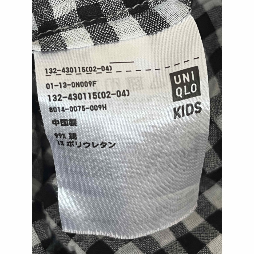 UNIQLO(ユニクロ)の値下げ　ユニクロ × JW ANDERSON ギャザー ブラウス　サイズ140 キッズ/ベビー/マタニティのキッズ服女の子用(90cm~)(ブラウス)の商品写真