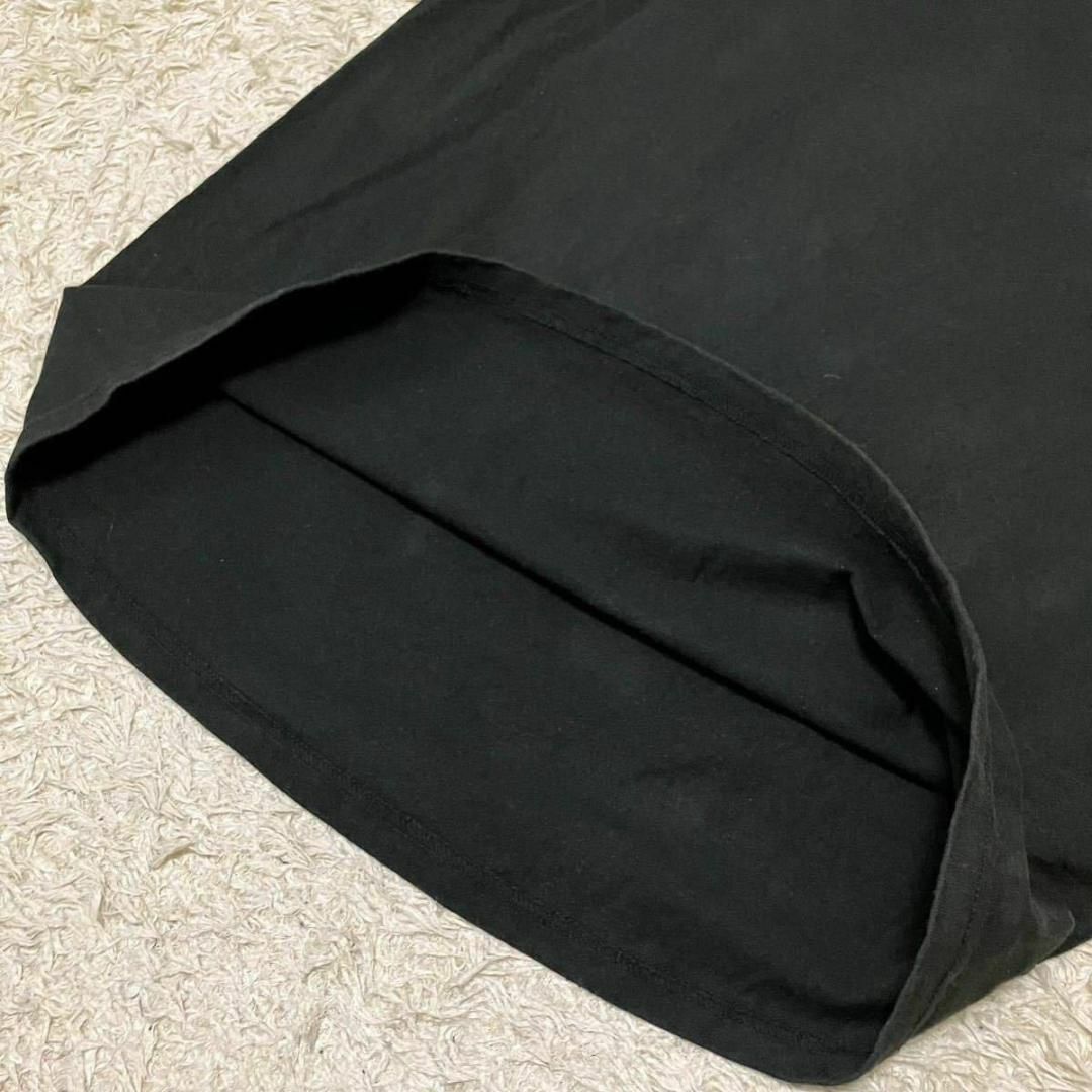 ナイキ USA製 超オーバーサイズ ビッグシルエット 黒Tシャツ スウッシュ刺繍