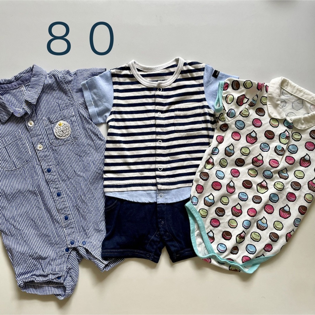 半袖ロンパース 80 ボーダー まとめ売り アカチャンホンポ コンビ ベビー服 通販 22まで出品 80サイズ ロンパース 男の子 ユニクロ アカチャンホンポ