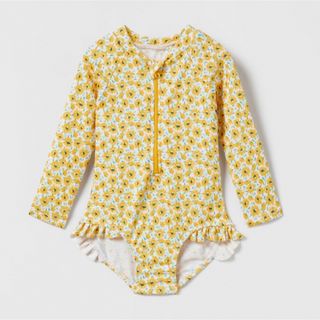 ザラキッズ(ZARA KIDS)のZARA KIDS フラワースイムウェア　水着(水着)