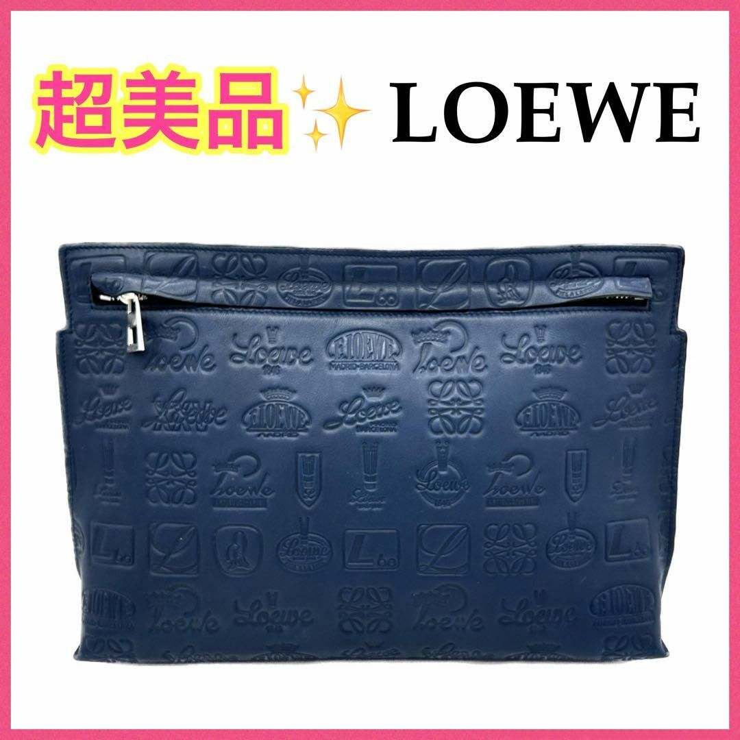 LOEWE - 【美品!!】170周年限定 ロエベ クラッチバッグ シグネチャー ...