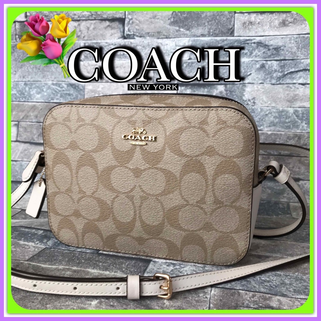 ◇◇コーチ COACH ショルダー シグネチャー ミニ カメラ バッグ コーチ ...