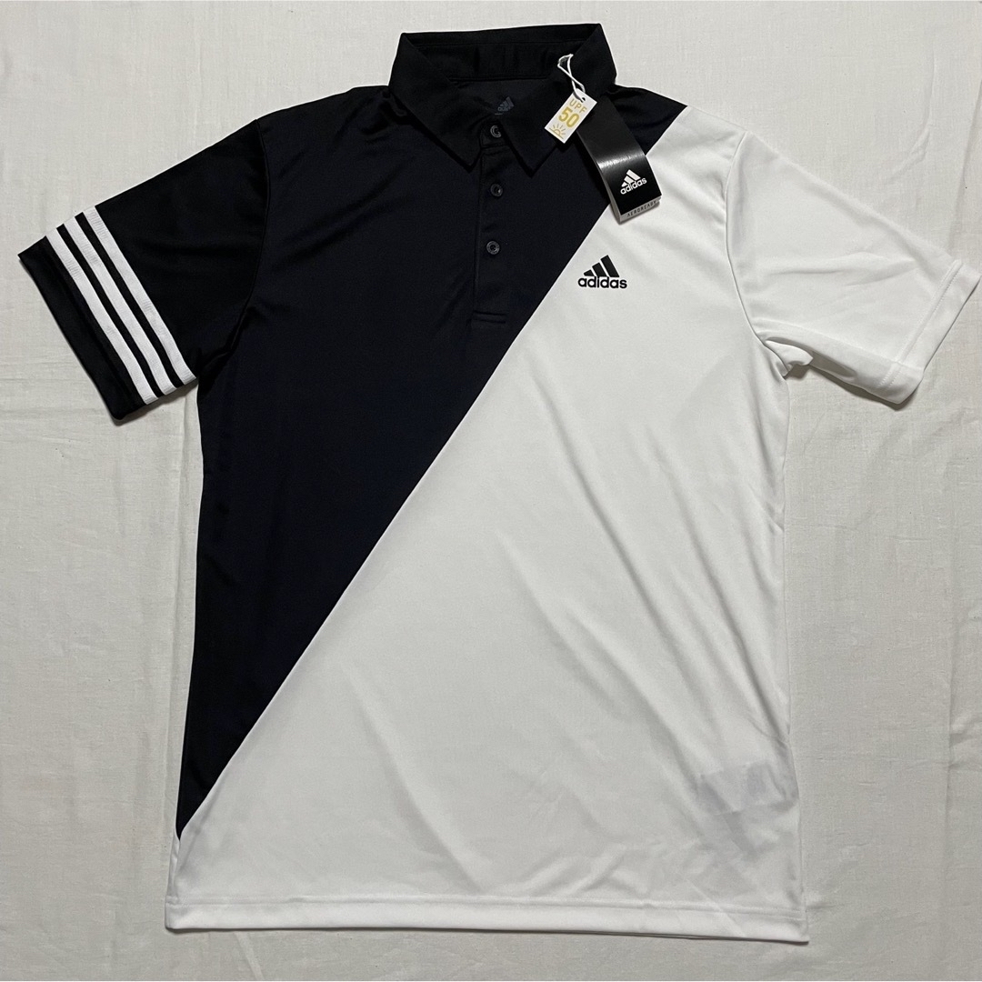 adidas ゴルフポロシャツ 半袖ポロシャツ ゴルフウェア ドライシャツ XL