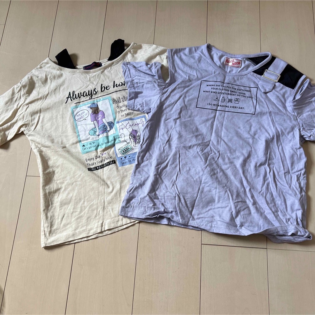 10点まとめ売り 半袖Tシャツ 150 キッズ/ベビー/マタニティのキッズ服女の子用(90cm~)(Tシャツ/カットソー)の商品写真