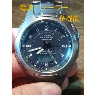 カシオ(CASIO)のAA6　カシオ・ウェーブセプター　　　電波・ソーラー・多機能時計(腕時計(アナログ))