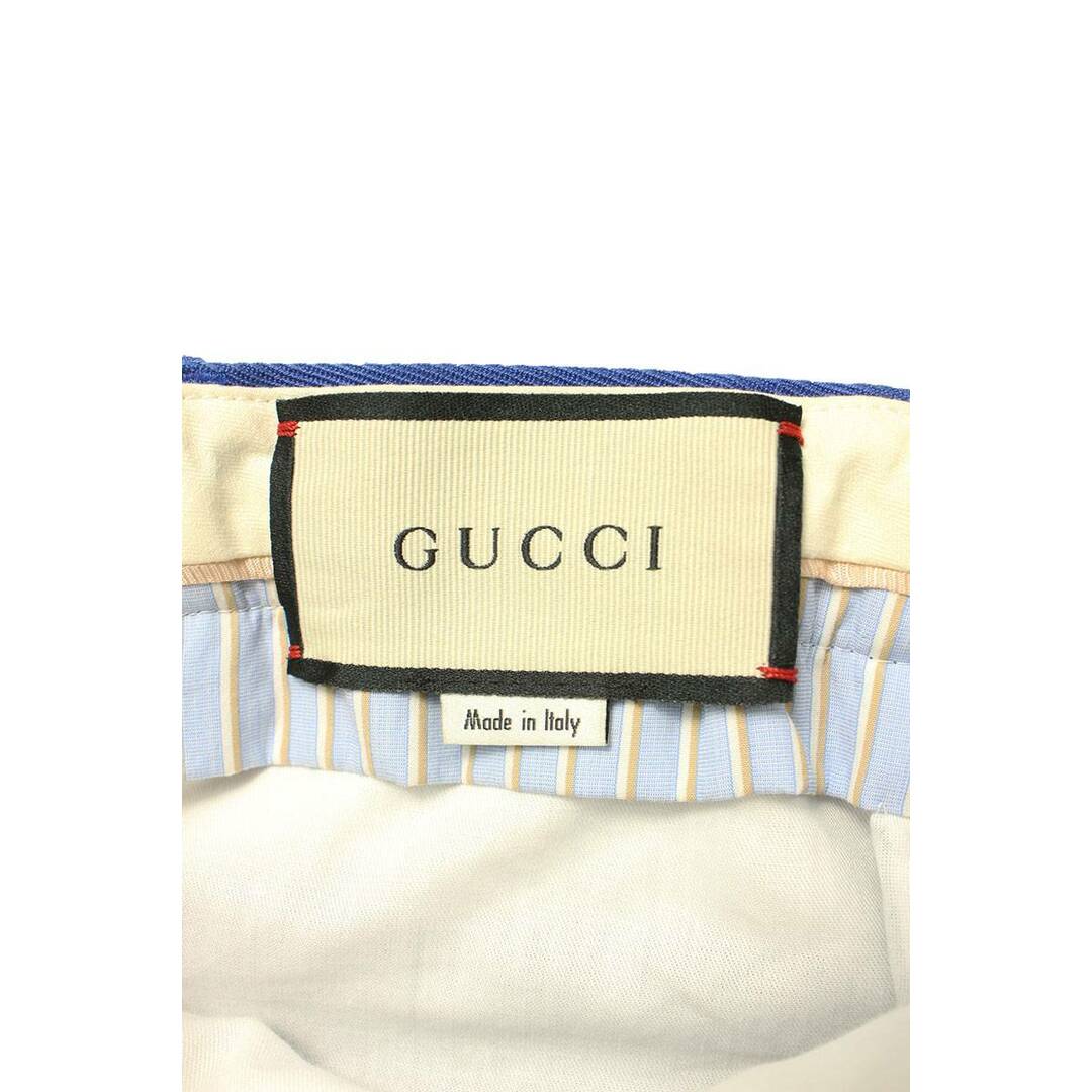 Gucci(グッチ)のグッチ  568670 ZABK2 サイドラインコットンスラックスロングパンツ メンズ 48 メンズのパンツ(その他)の商品写真