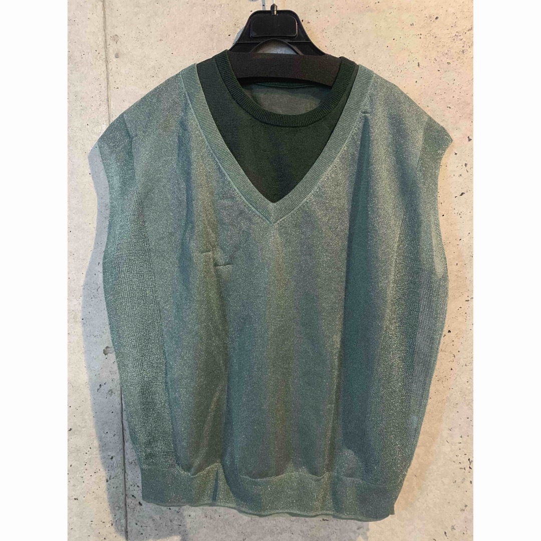 Ameri VINTAGE LAME TANK VEST SET TOP レディースのレディース その他(セット/コーデ)の商品写真