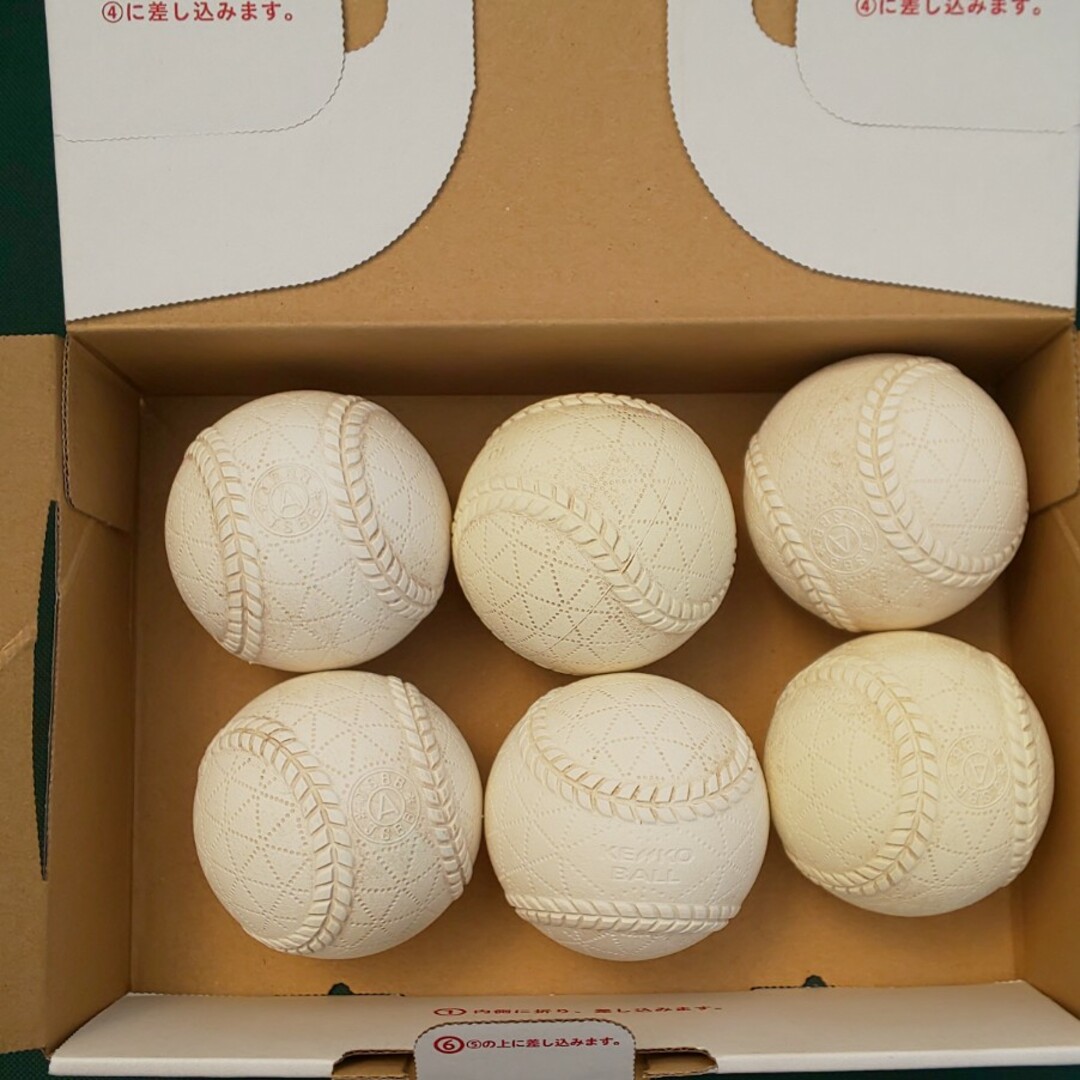 Kenko(ケンコー)の軟式ボール 軟式野球ボール A球 A号 スポーツ/アウトドアの野球(ボール)の商品写真