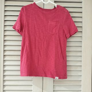 ギャップキッズ(GAP Kids)のGAP ポケット付き 半袖 Tシャツ 赤(Tシャツ/カットソー)