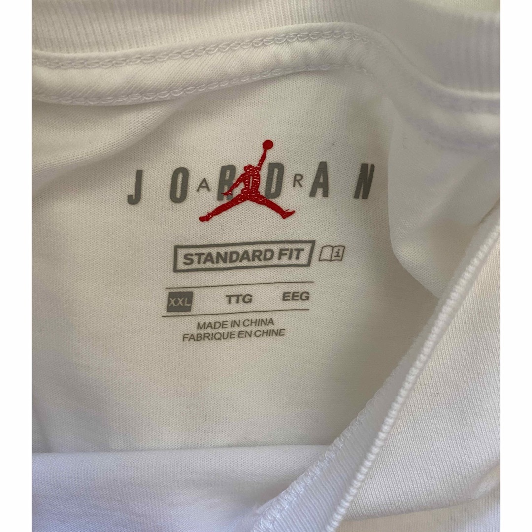 Jordan Brand（NIKE）(ジョーダン)のナイキ ジョーダン スポーツウェア 白 Tシャツ メンズのトップス(Tシャツ/カットソー(半袖/袖なし))の商品写真