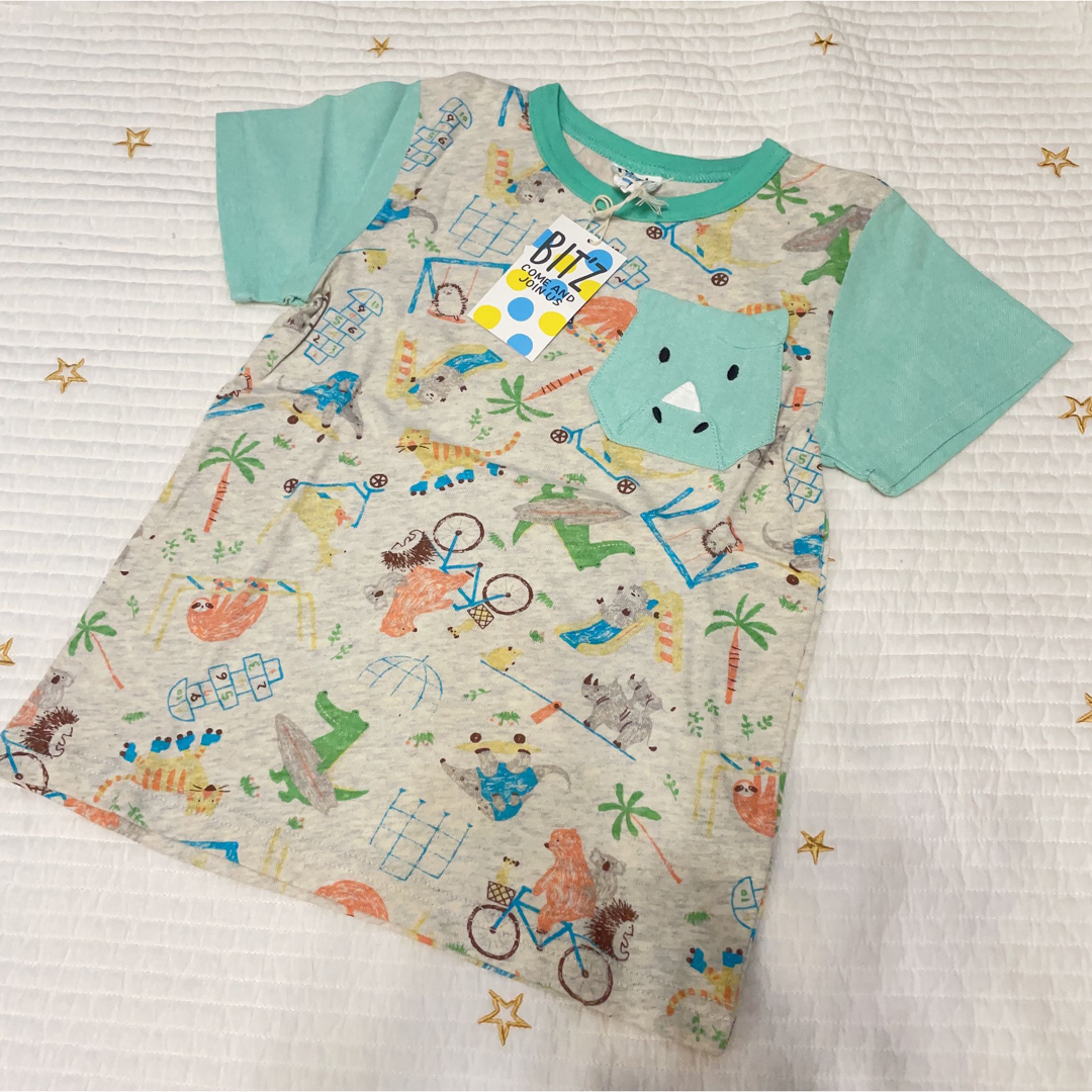 Bit'z(ビッツ)の新品タグ付き★サイモチーフTシャツ120 キッズ/ベビー/マタニティのキッズ服女の子用(90cm~)(Tシャツ/カットソー)の商品写真