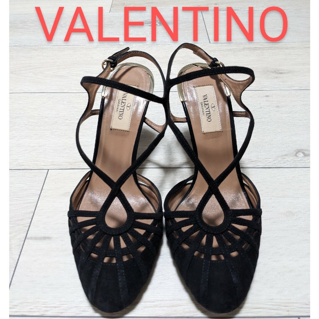 VALENTINO　ヴァレンティノ　サンダル　パンプス　靴　37　23.5cm | フリマアプリ ラクマ