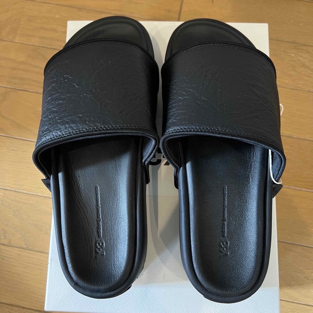 [未使用]Y-3 slide black  ワイスリー adidas　サンダル